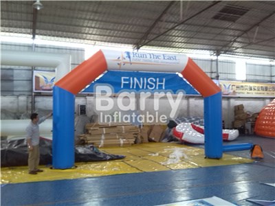 Cheap inflatable arch for sale,blue inflatable finish line arch for race event BY-AD-006